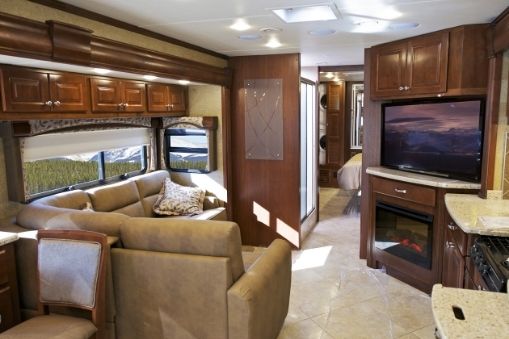 RV Living Room - TV